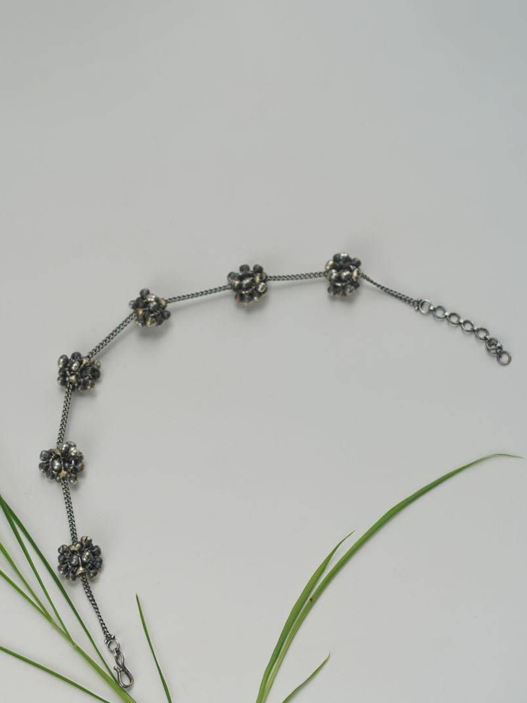 

House of Aadyaa Anklet, Silver