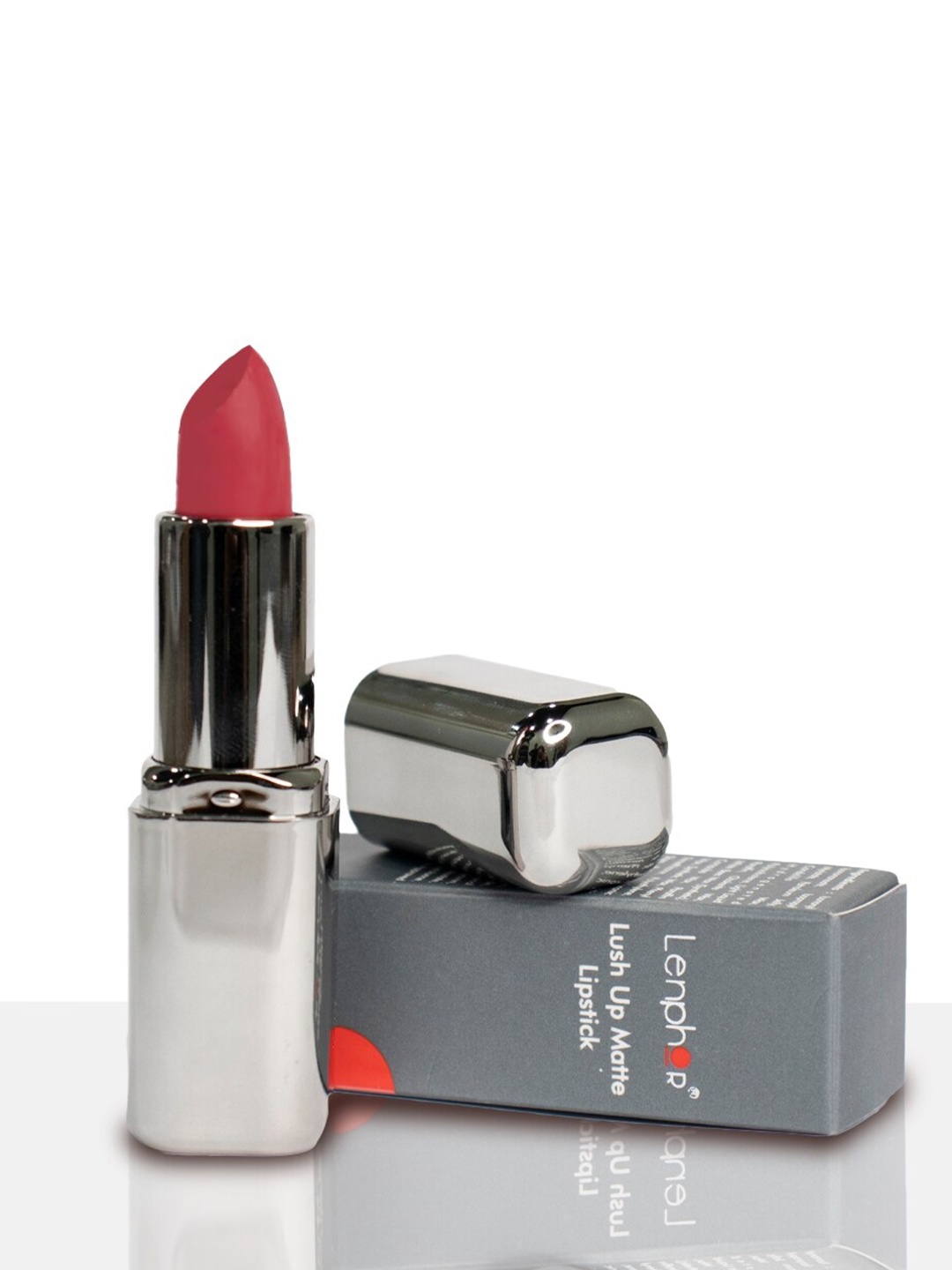 

Lenphor Lush Up Long Lasting Matte Lipstick with Shea Butter & Jojoba Oil - Rose Vale 11, Pink