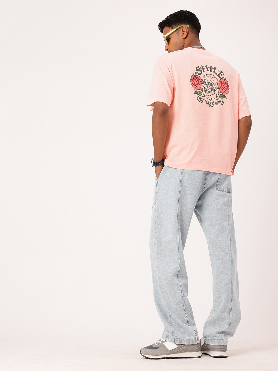 

Kook N Keech Modern Vibe Graphic Printed Relaxed Fit T-shirt, Pink
