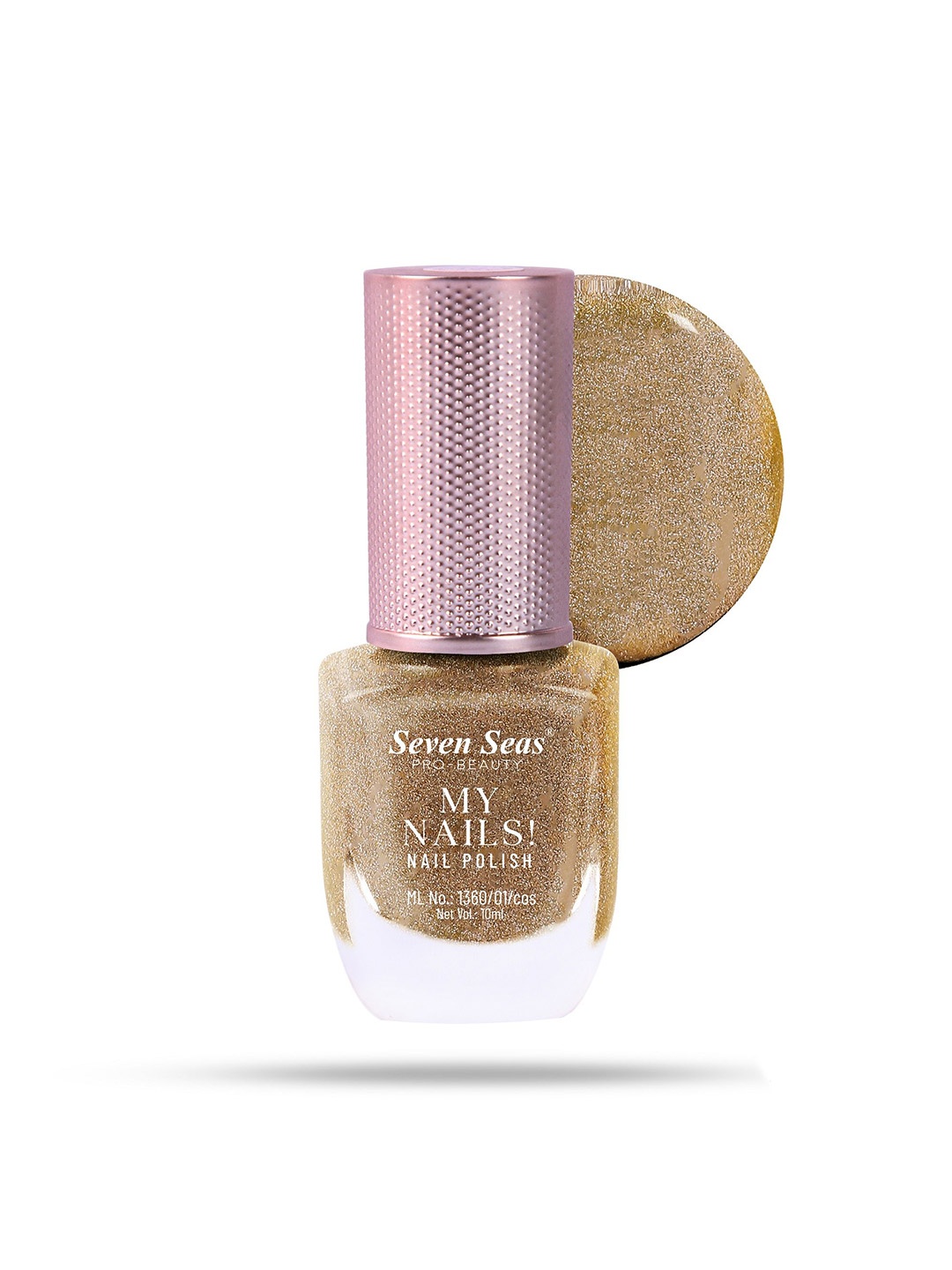 

Seven Seas My Nails Long-Lasting Glitter Nail Polish - 10 ml - Shade 261 - Beige