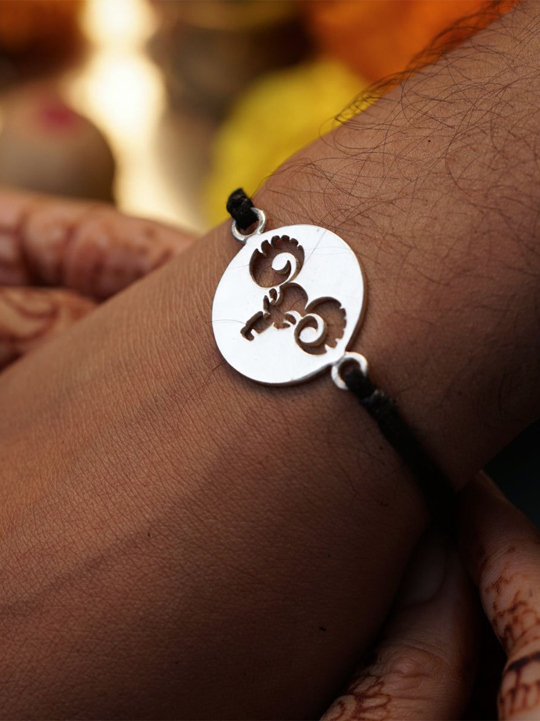 

House of Aadyaa Women Silver Wraparound Bracelet