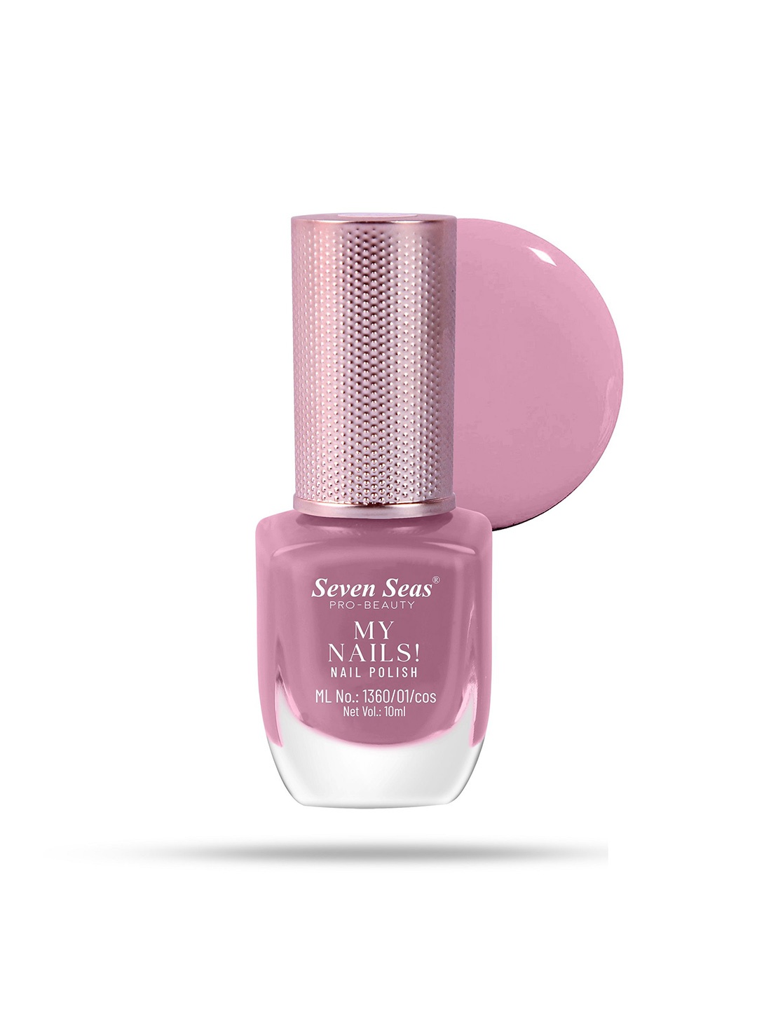 

Seven Seas My Nails Long Wearing Glossy Nail Polish - 10 ml - Shade No - 317 - Pink