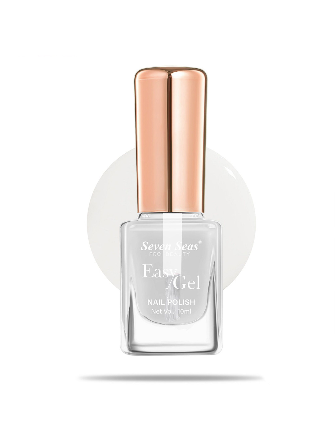 

Seven Seas Easy Gel Long Wearing Glossy Nail Polish - 10 ml - Shade No - 201 - Transparent