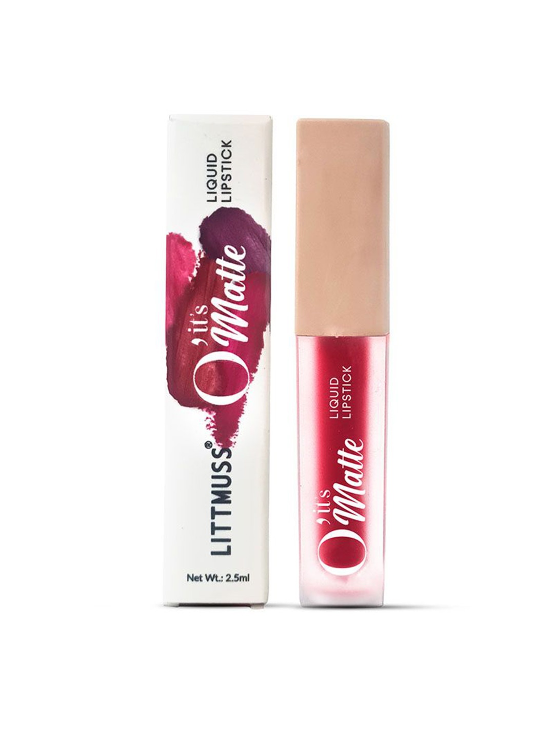 

LITTMUSS O' It's Matte Waterproof Long Lasting Liquid Lipstick 2.5 ml - Chilli Pepper 10, Red