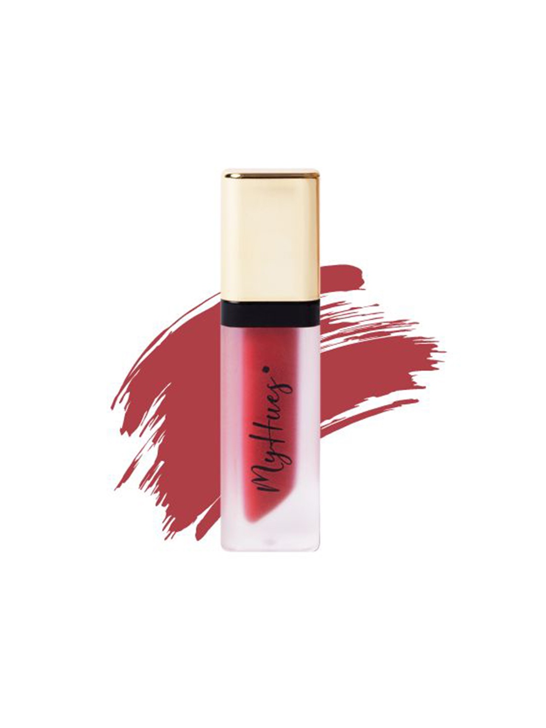 

MyHues Comfort Matte Transfer Proof Matte Liquid Lipstick - 5 ml -Venetia Red