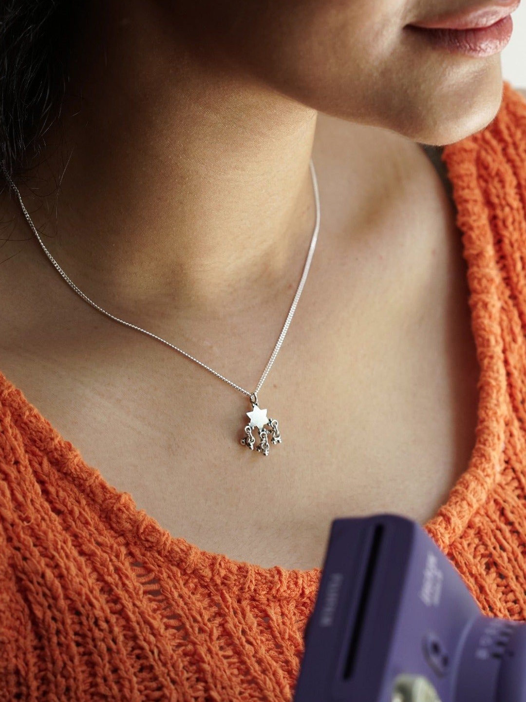

House of Aadyaa Sterling Silver Necklace