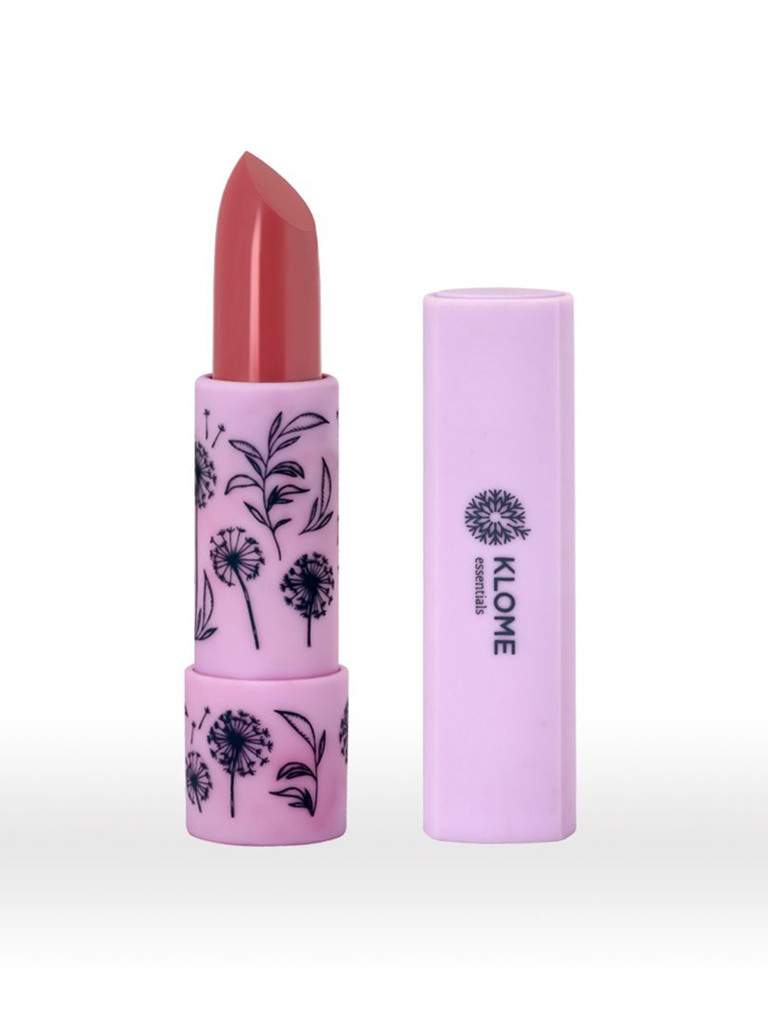 

Klome Essential Glossy Finish Bullet Lipstick With Vitamin E - Hibiscus Blush, Pink