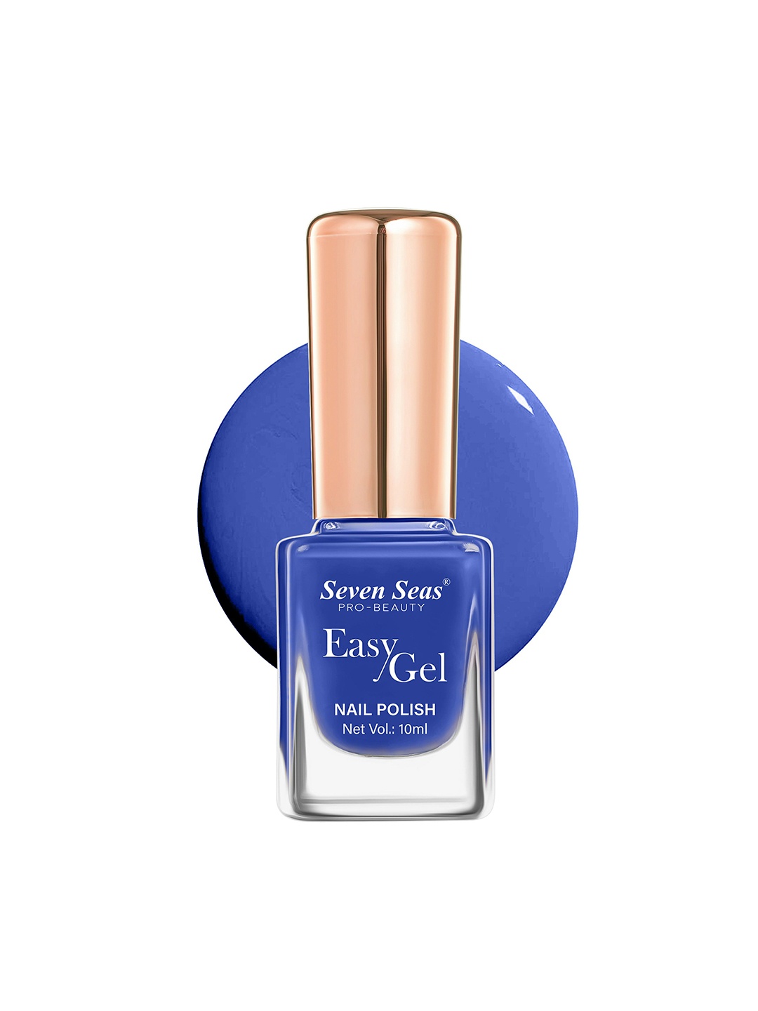 

Seven Seas Easy Gel Quick Drying Glossy Nail Polish - 10 ml - Shade 265 - Blue