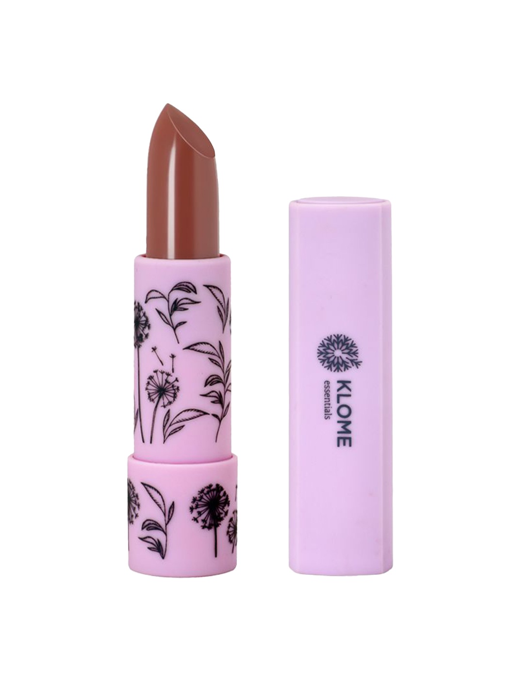 

Klome Essential Glossy Finish Bullet Lipstick With Vitamin E-4gm-Clovewood, Brown