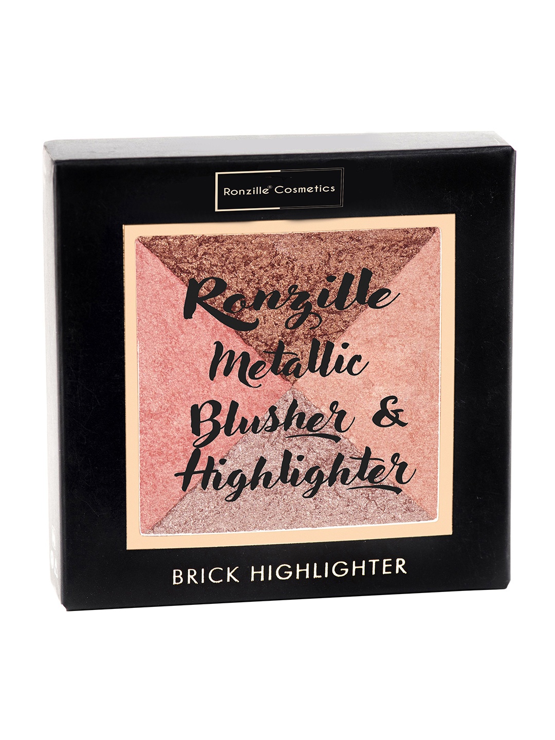 

Ronzille Square Shimmer Brick Metallic Highlighter - Beige 05