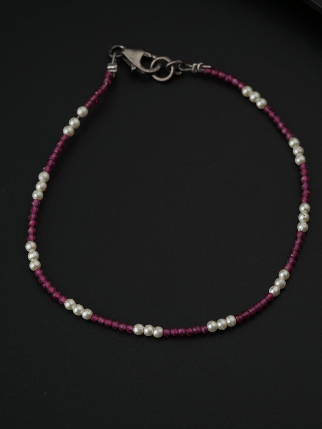 

House of Aadyaa Women Silver Link Bracelet