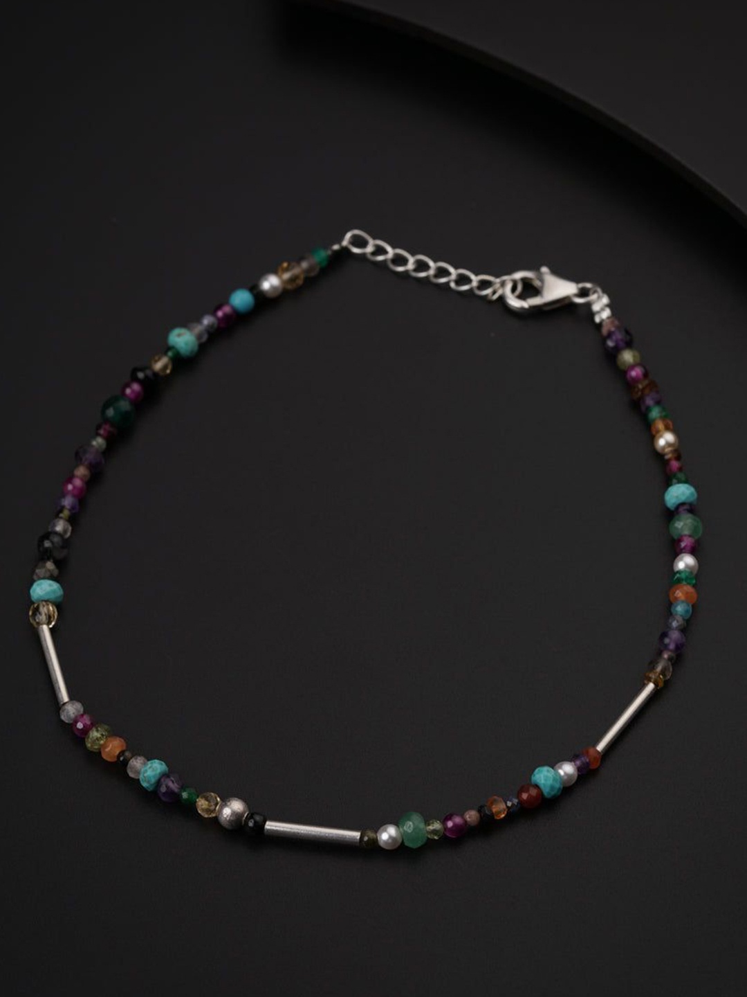 

House of Aadyaa Anklet, Silver