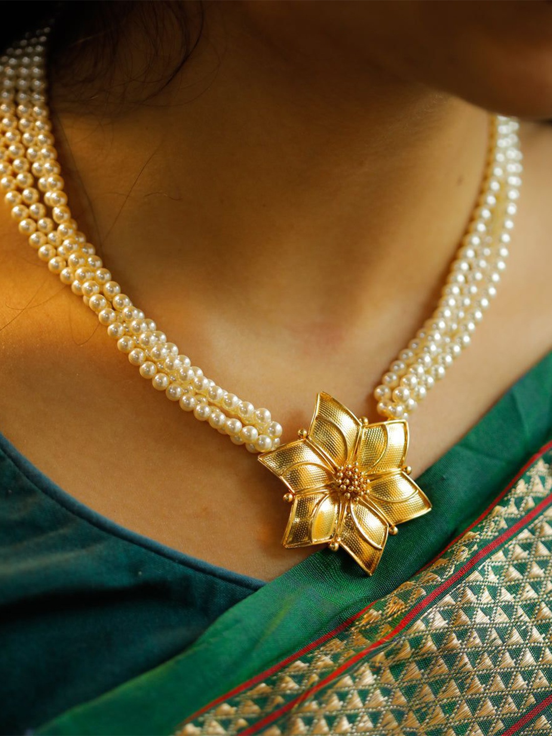 

House of Aadyaa Sterling Silver Necklace