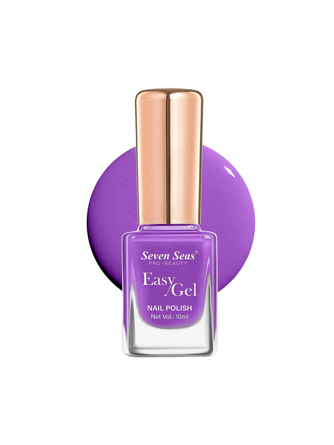 

Seven Seas Easy Gel Quick Dry Formula Nail Polish- 10 ml- 225, Purple