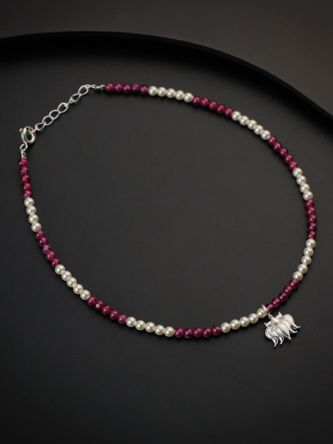 

House of Aadyaa Anklet, Silver