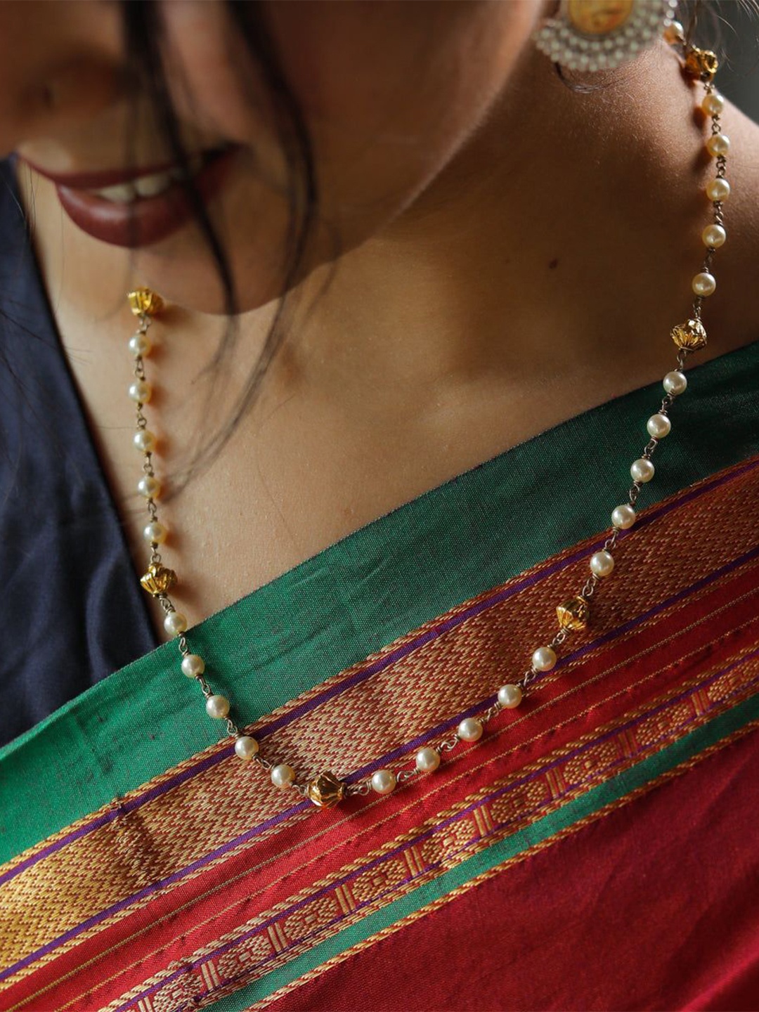 

House of Aadyaa Sterling Silver Necklace
