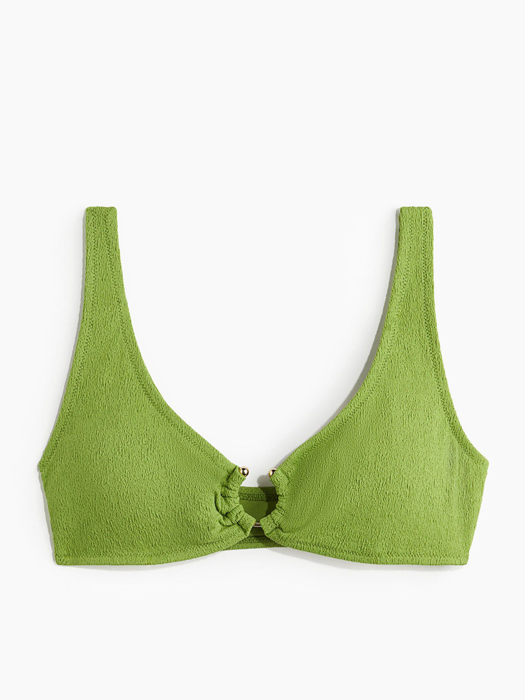 

H&M Padded Bikini Top, Green
