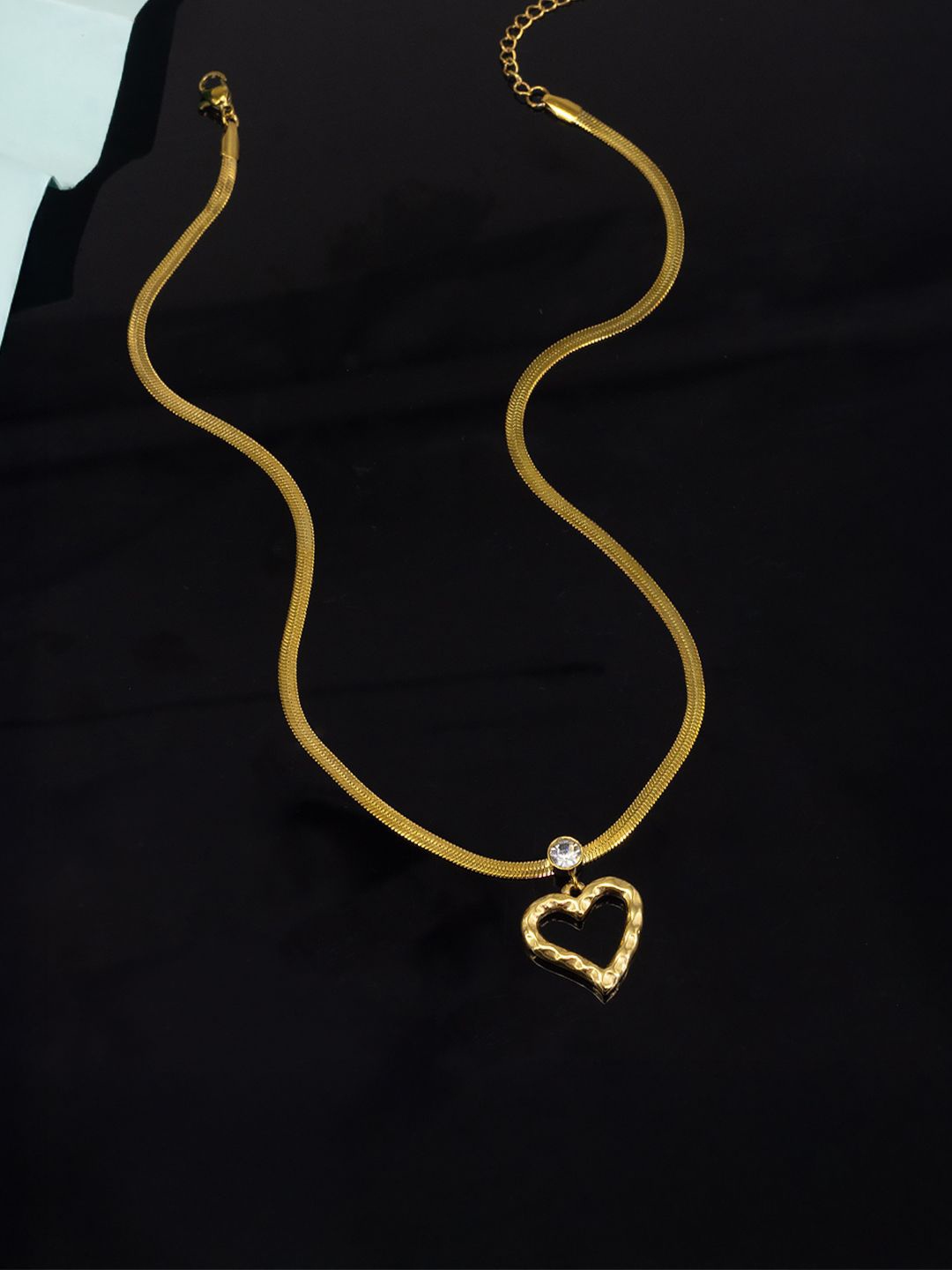 

PRIVIU Gold-Plated AD Studded Chain