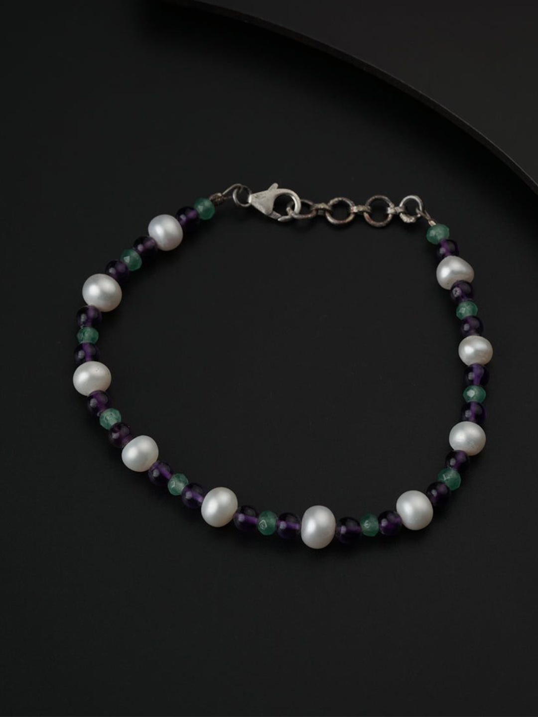 

House of Aadyaa Women Silver Charm Bracelet