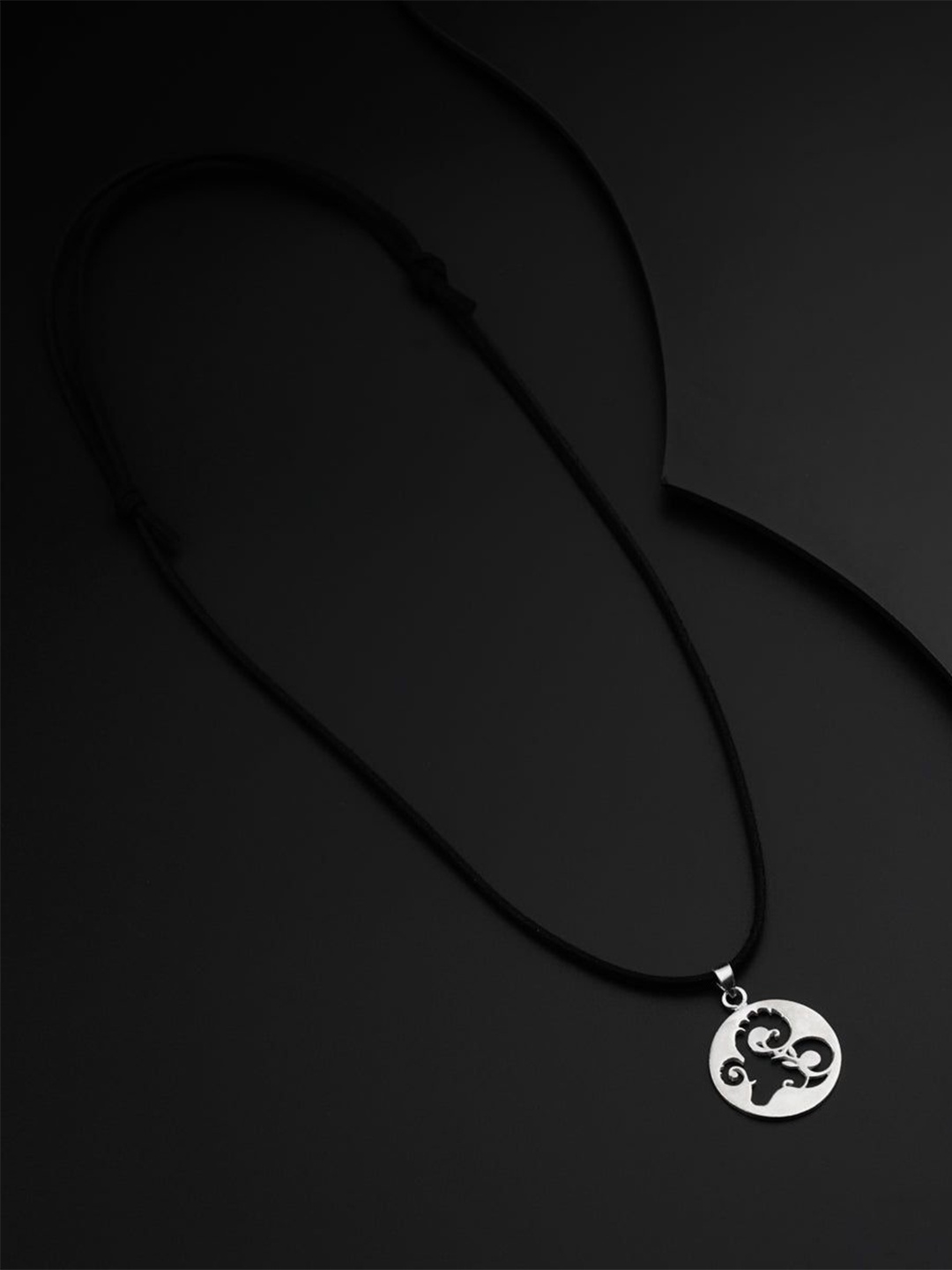 

House of Aadyaa Sterling Silver Chain, Black