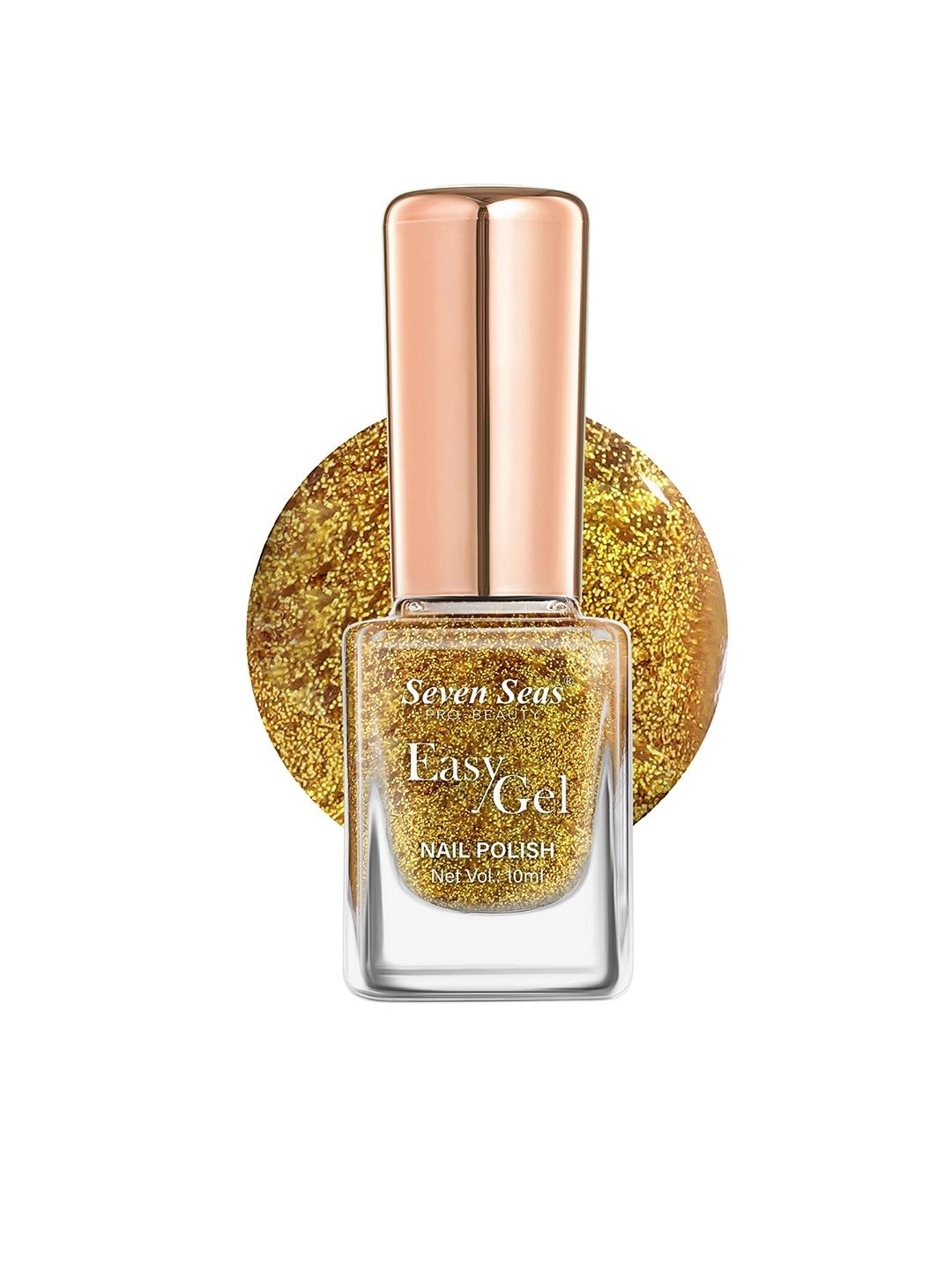 

Seven Seas Easy Gel Quick Dry Formula Nail Polish- 10 ml- 244, Yellow