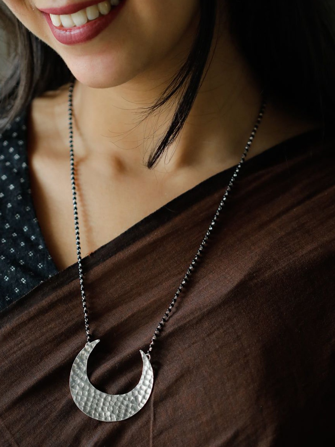 

House of Aadyaa Sterling Silver Necklace