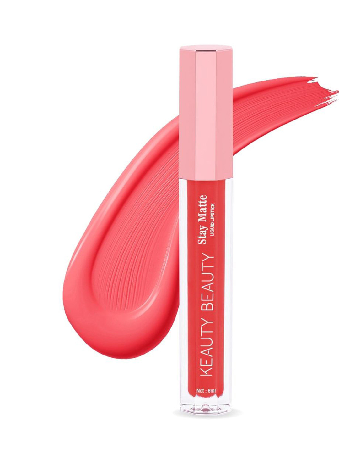 

Keauty Beauty Super Stay Matte Long Lasting Liquid Lipstick-6ml-Passion 09, Red
