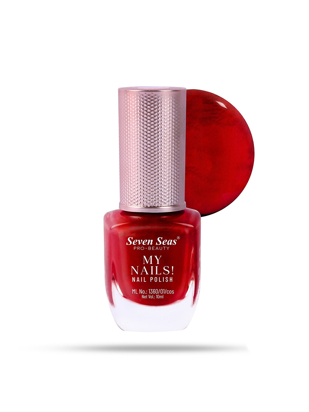 

Seven Seas My Nails Long Lasting Nail Polish - 10 ml - No - 254, Red