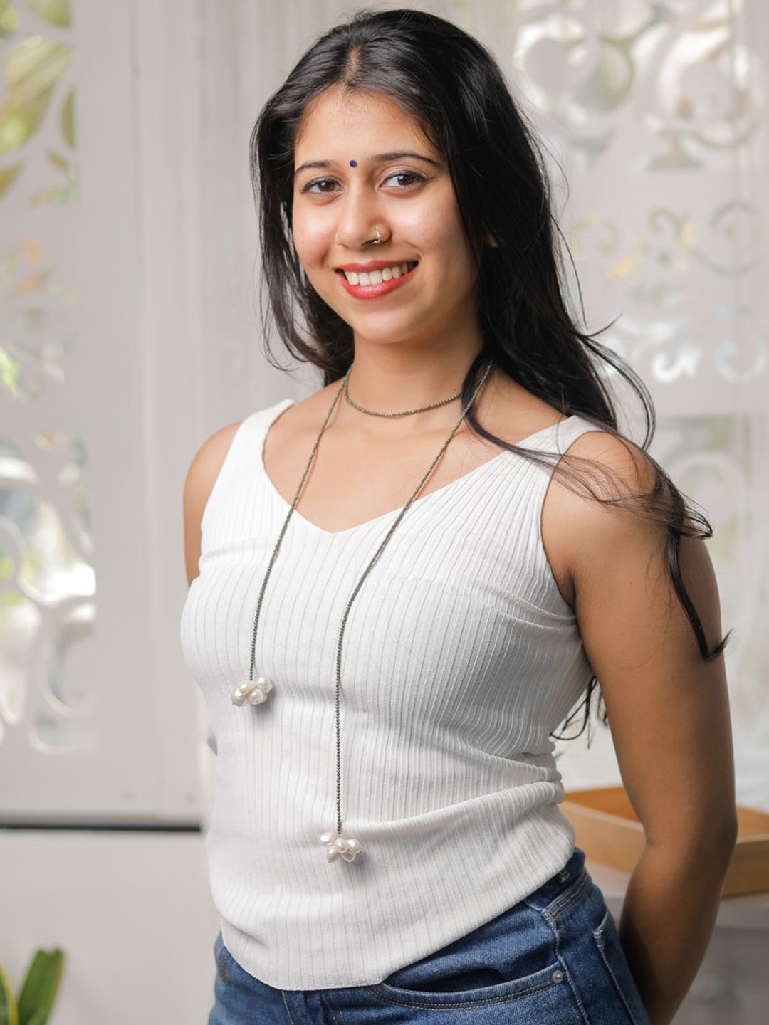 

House of Aadyaa Sterling Silver Necklace