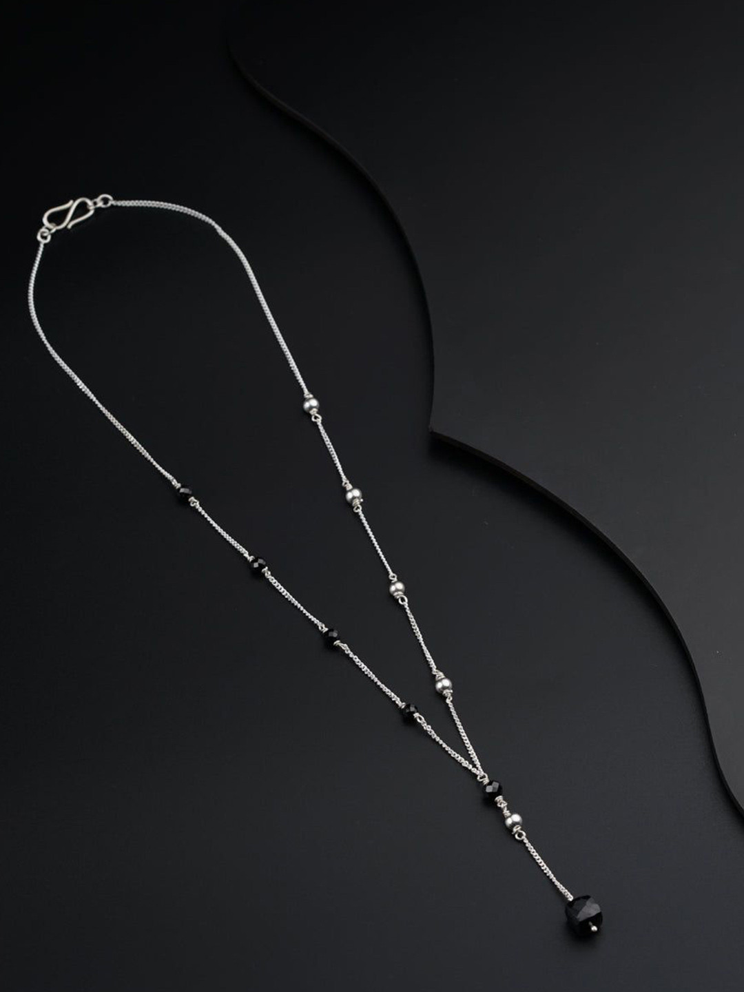 

House of Aadyaa Sterling Silver Oxidised Necklace