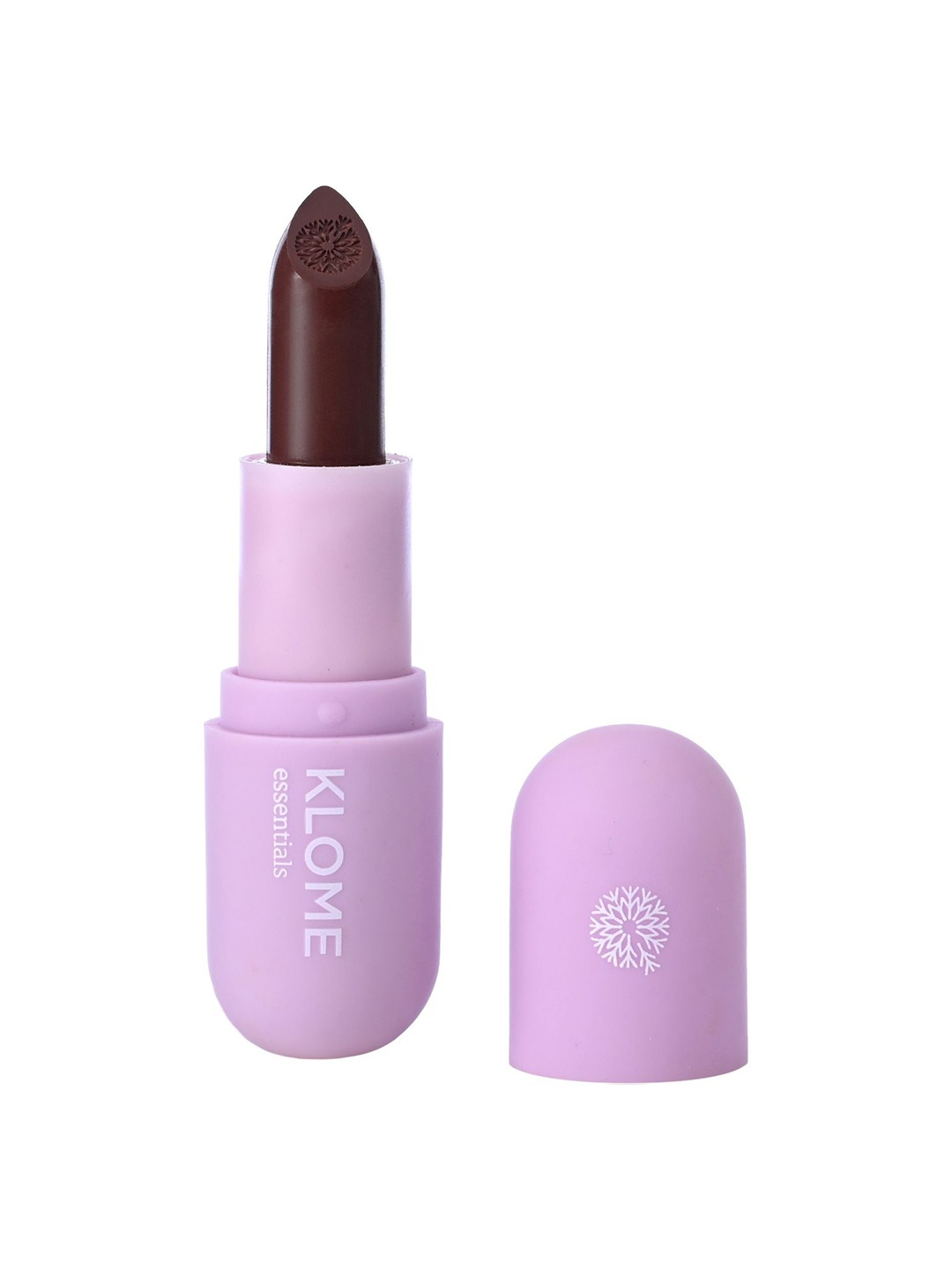 

Klome Essential Glossy Finish Bullet Lipstick With Vitamin E-2gm-Rosewood, Coffee brown