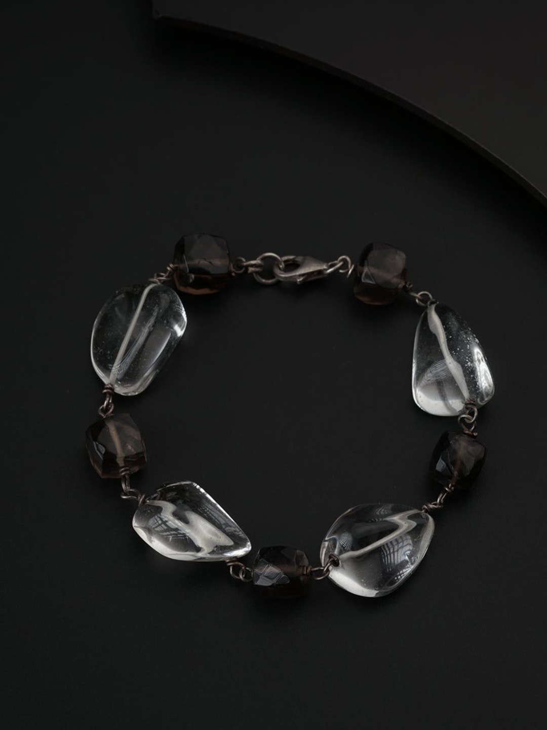 

House of Aadyaa Women 2 Silver Link Bracelet