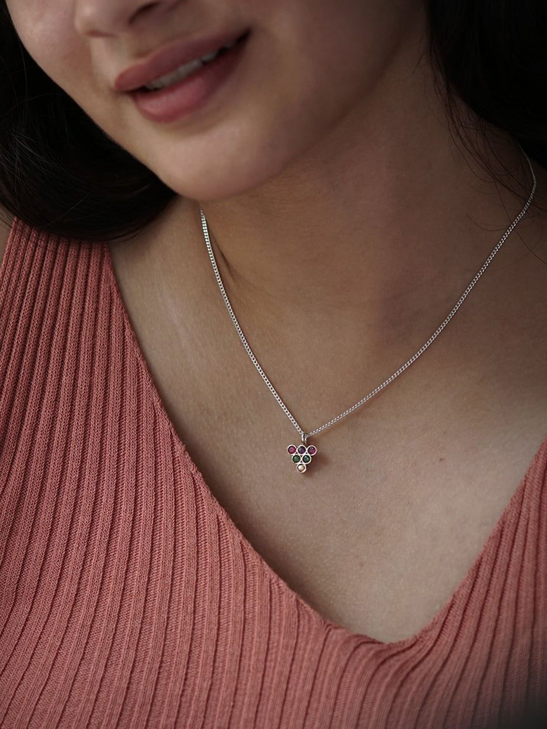 

House of Aadyaa Sterling Silver Necklace