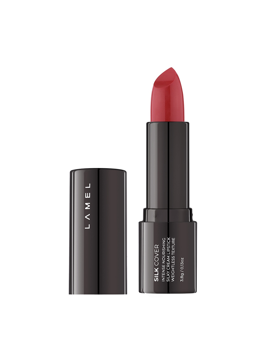 

LAMEL Silk Cover Intense Nourishing Weightless Silky Cream Lipstick - Hot Chilli 407, Red