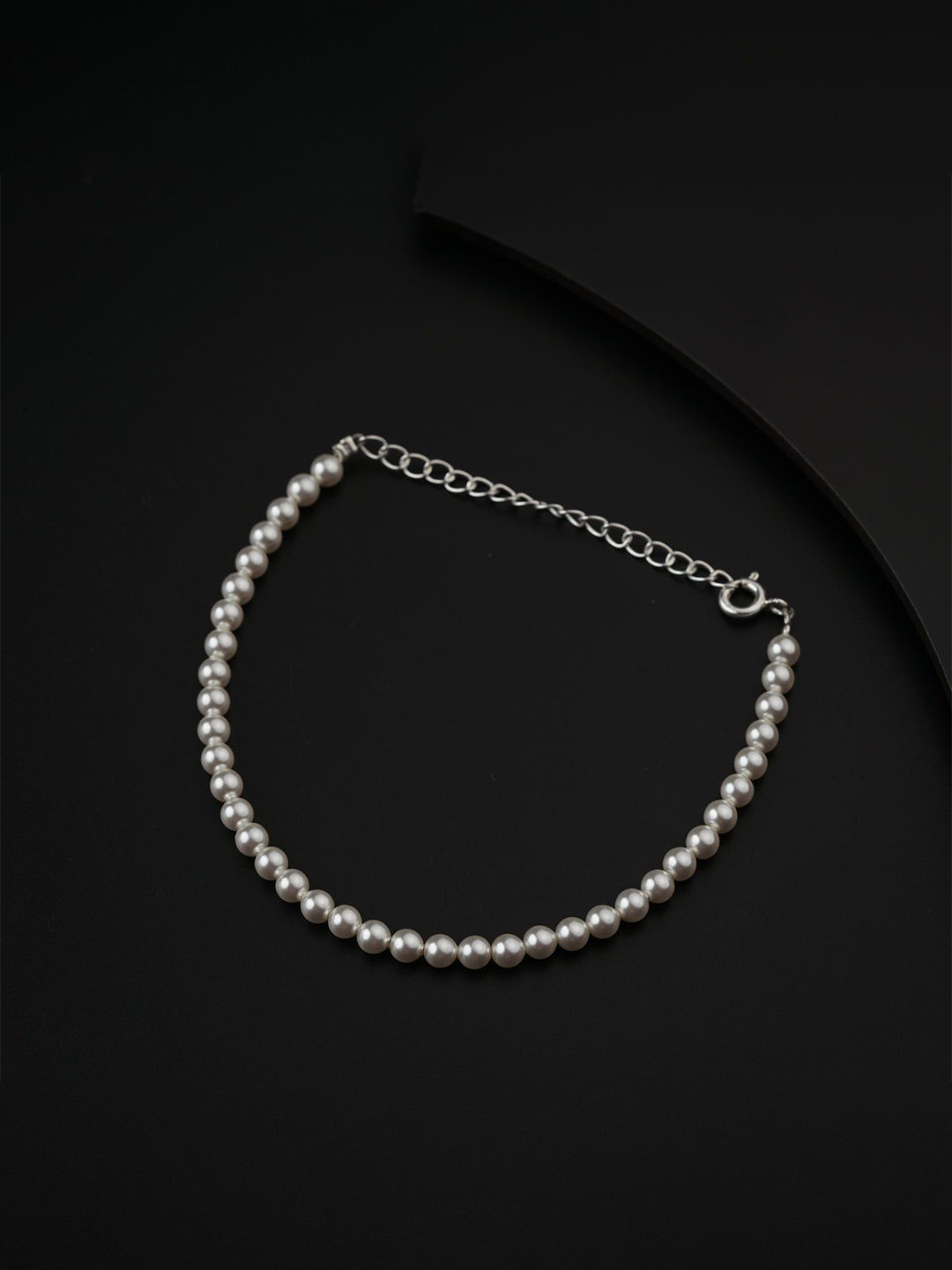 

House of Aadyaa Women Silver Link Bracelet