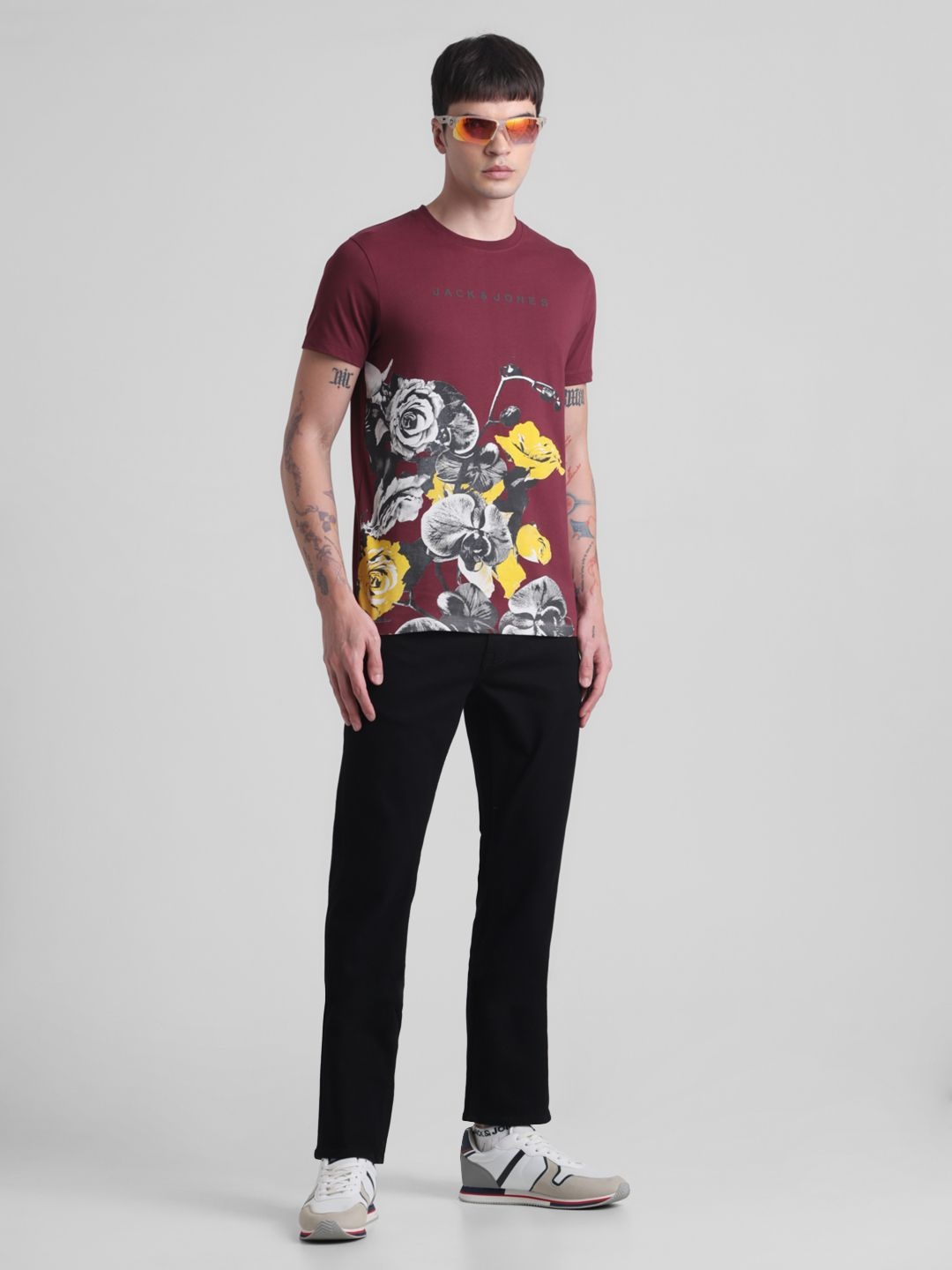 

Jack & Jones Men Clark Stretchable Jeans, Black