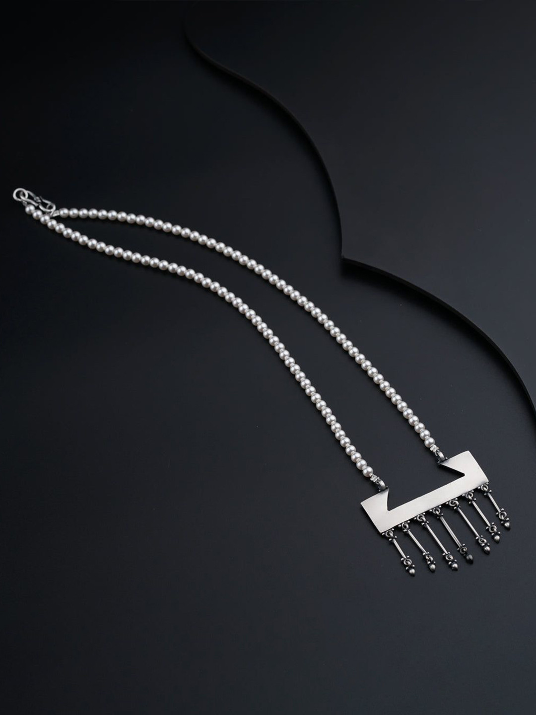 

House of Aadyaa Sterling Silver Necklace