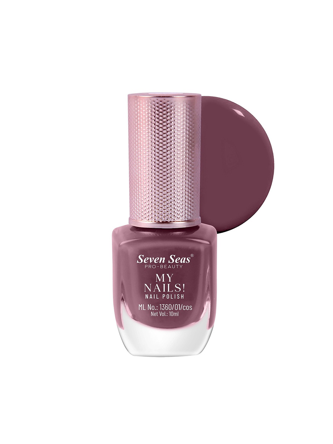 

Seven Seas My Nails Pro-Beauty Long-Lasting Glossy Nail Polish - 10 ml - Maroon 353