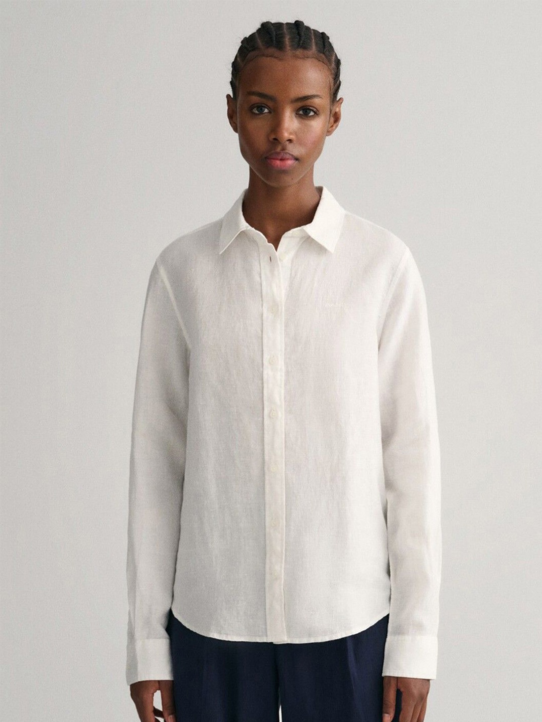 

WHY SO FAB Women Classic Opaque Casual Shirt, White