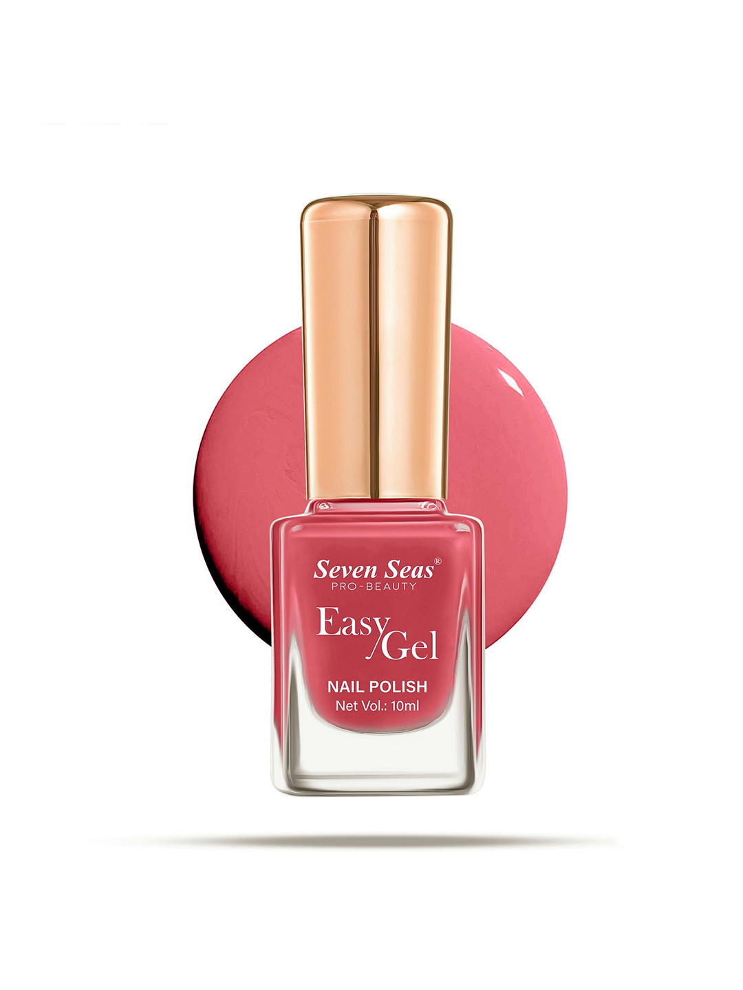 

Seven Seas Easy Gel Quick Dry Formula Matte Nail Polish- 10 ml- Shade- 235 - Peach
