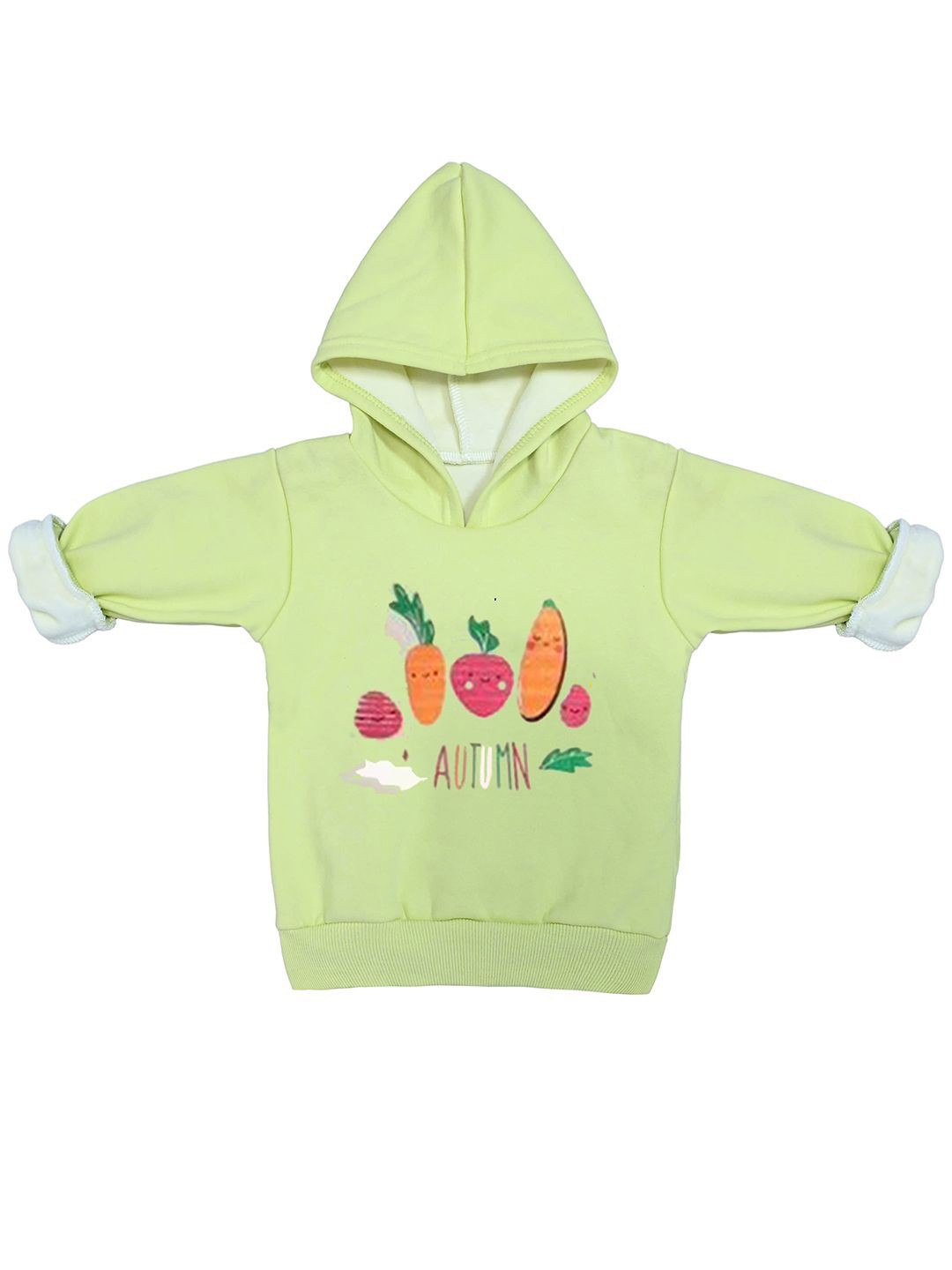 

Bold N Elegant Kids Printed Hooded Pullover Sweatshirt, Green