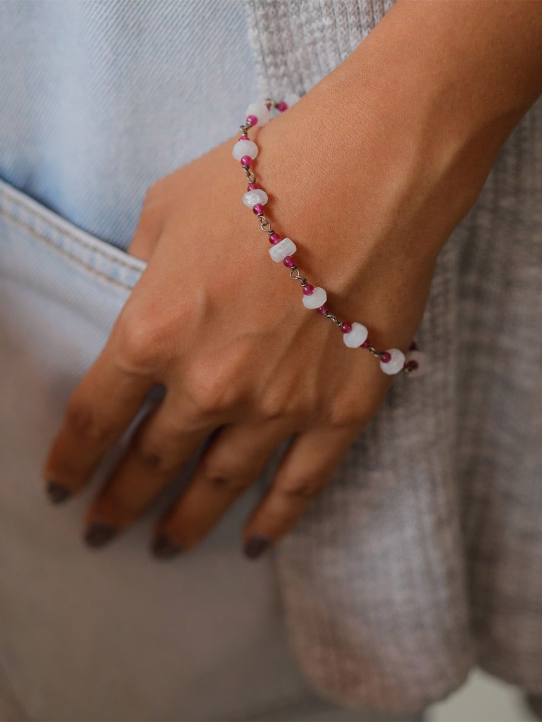 

House of Aadyaa Women 2 Silver Bracelet