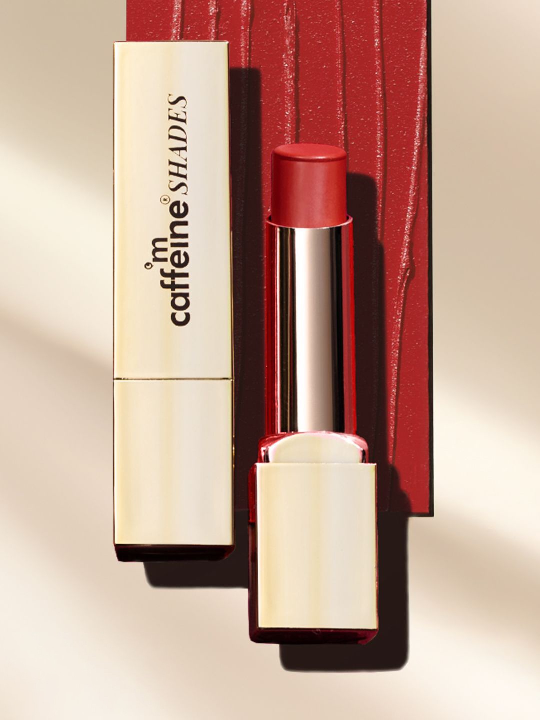 

mCaffeine SHADES Creamy Matte Lipstick - 3.5g - Spicy Martini, Red