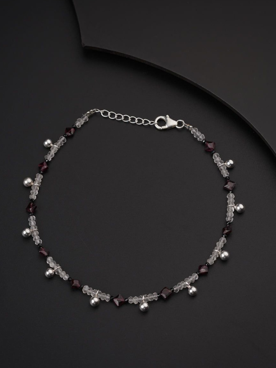 

House of Aadyaa Anklet, Silver