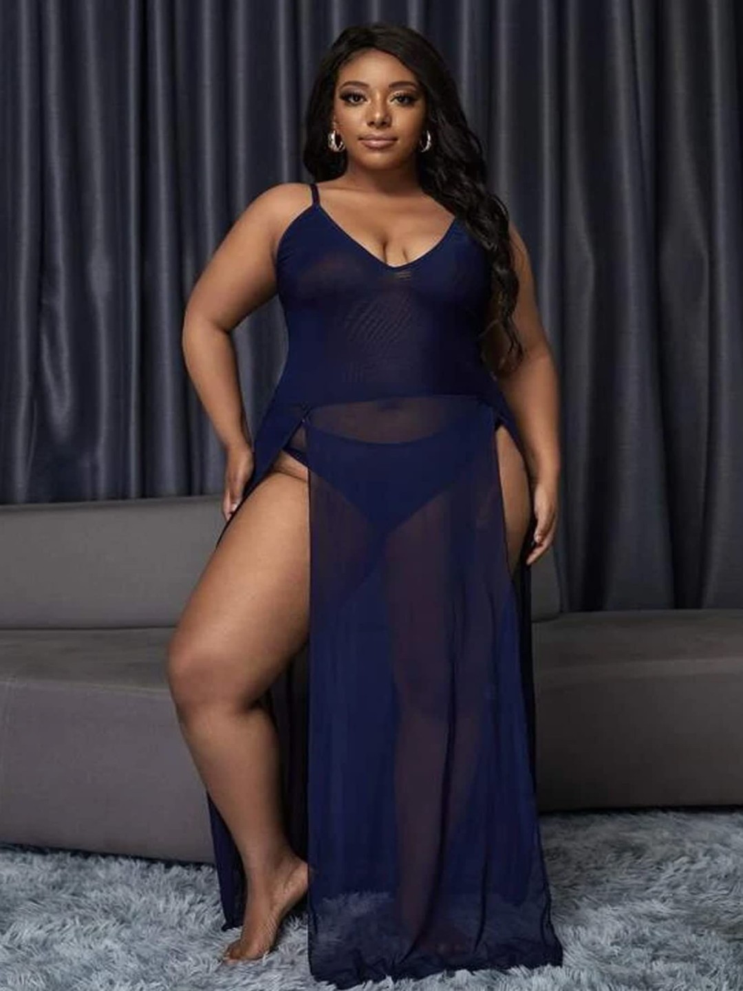 

Beera Women Baby Doll, Navy blue