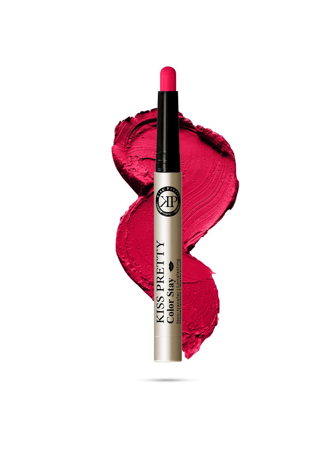 

Kiss pretty Color Stay Long Lasting Matte Lip Crayon Lipstick- 3.5 g- Cosmic Glitz 05, Pink