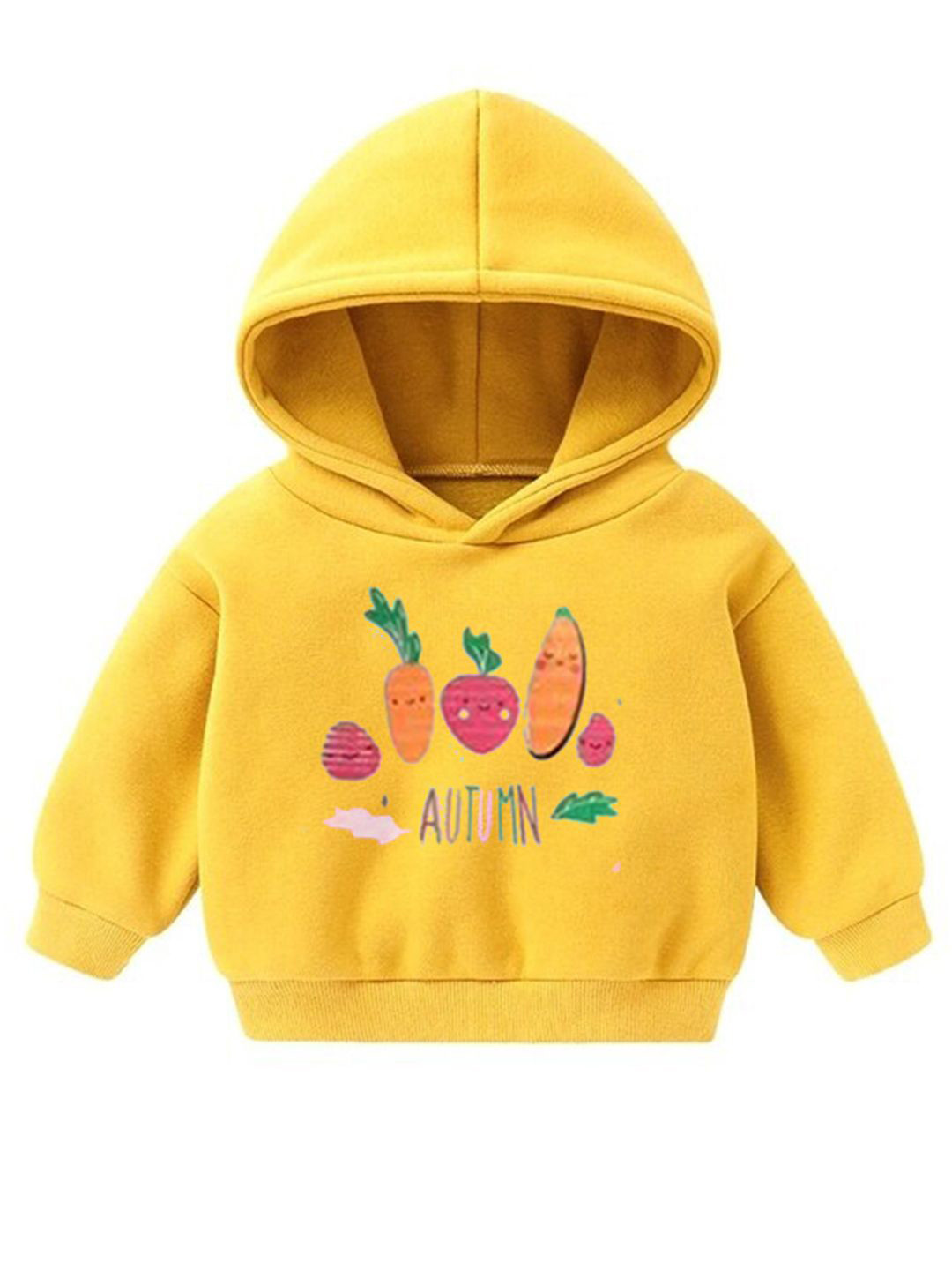 

Bold N Elegant Kids Printed Hooded Sweatshirt, Yellow