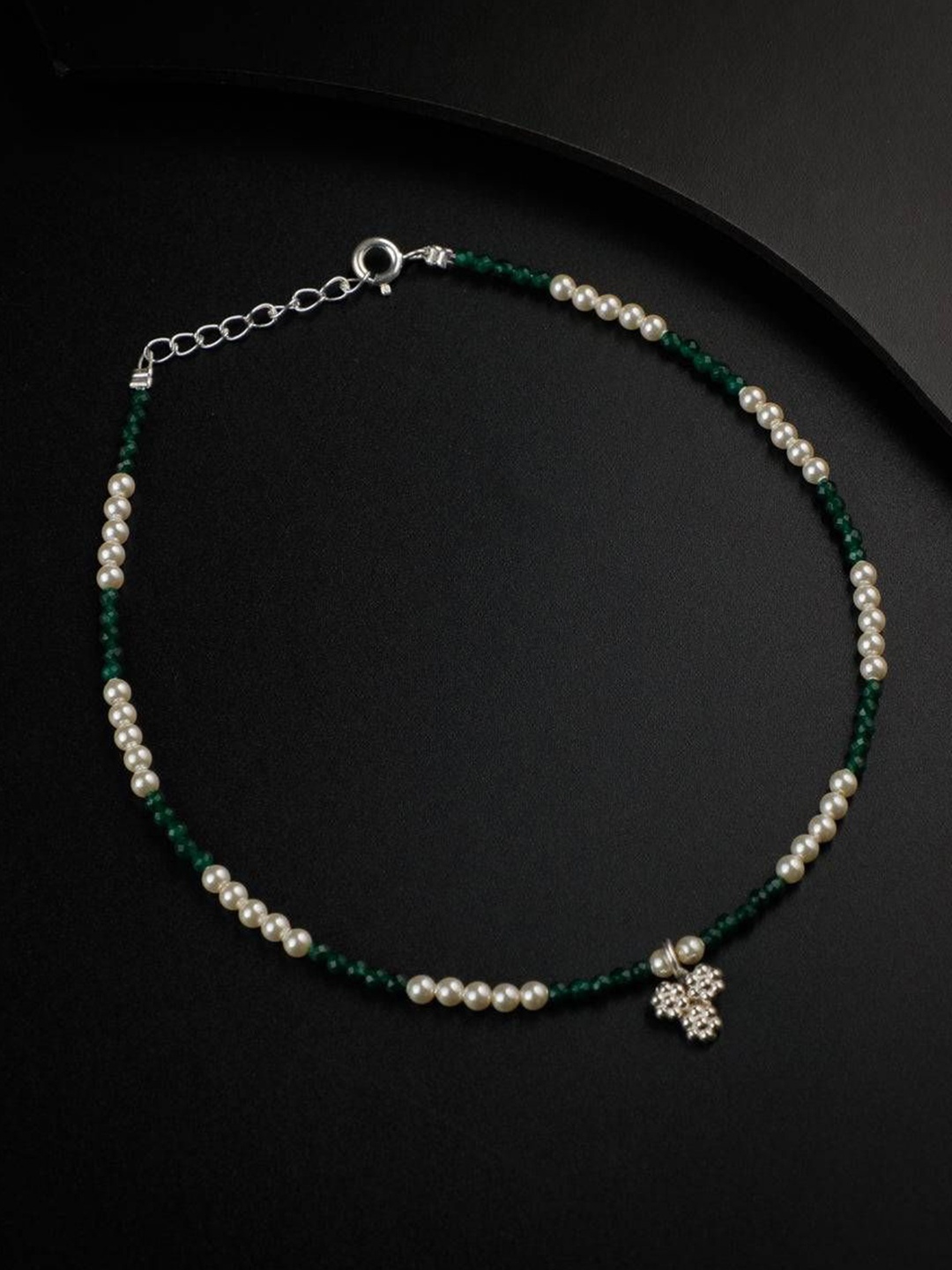 

House of Aadyaa Anklet, Silver