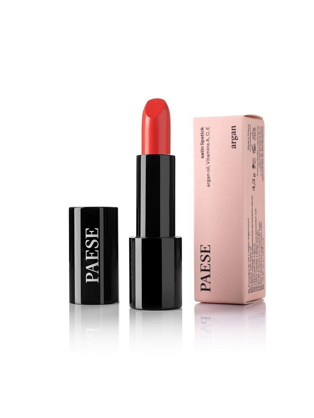 

Paese Cosmetics Argan Oil Lipstick 4.3g, Coral