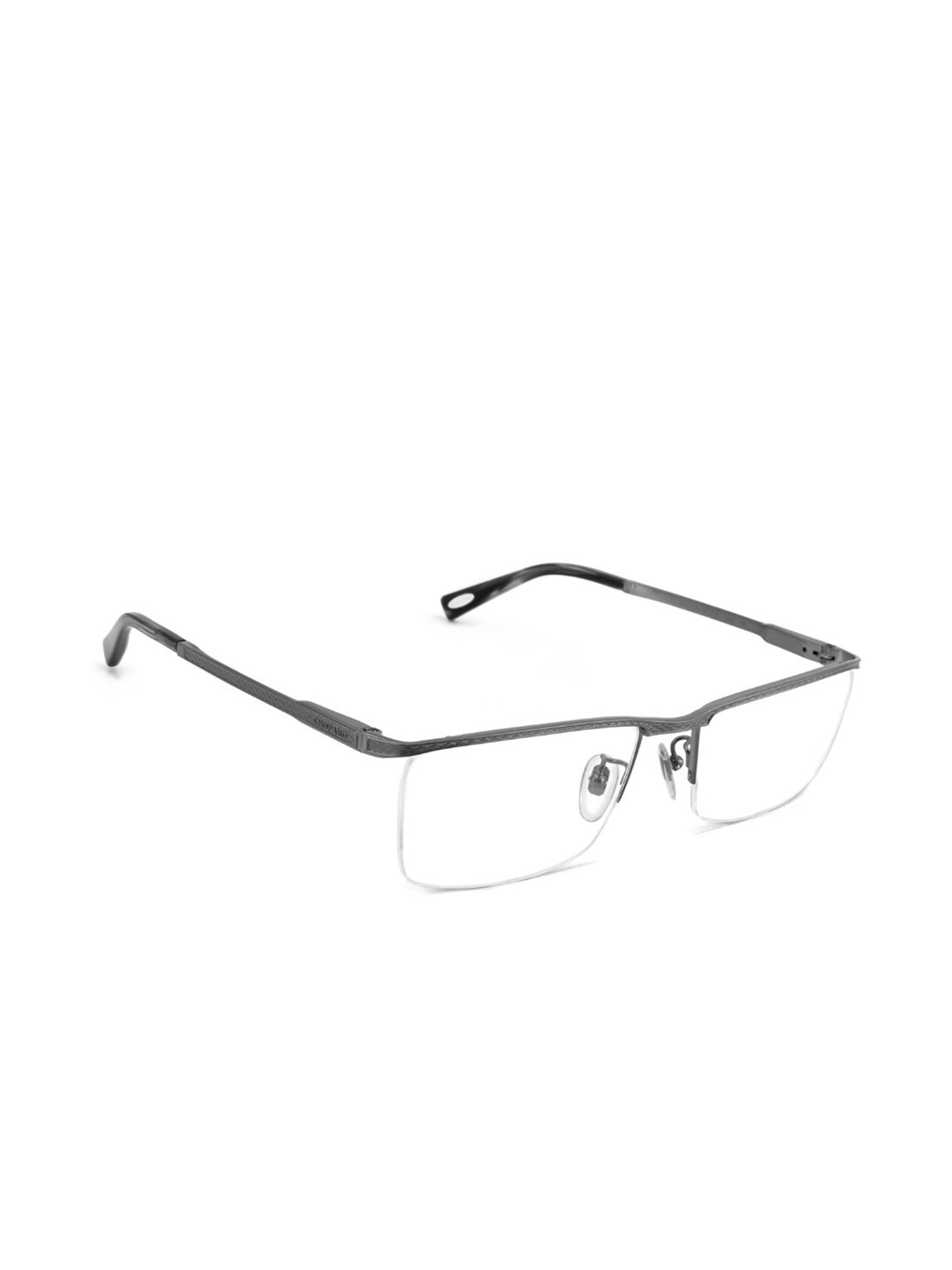 

Chopard Men Half Rim Rectangle Frames, Grey